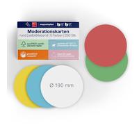 Cartes de modération autocollantes, 250 pièces 5 couleurs
