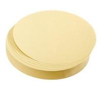 Cartes de modération cercles 9,5cm 500 unités jaune franken umz 10 04 G