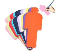 Cartes de Modération Humaines 250 Pièces,Cartes de Présentation Fiches Vierges,Flash Cards,Papier Vierges pour Bureau École Présentation Conférence,10 Couleurs