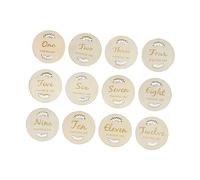 Cartes De Naissance Carnet Mensuel De Bébé Formes Amusantes Tendance Cartes Autocollantes Accessoires Photo Pour Bébé Célébration De La Première Année