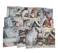 Cartes De Noël | 20 Pièces De Cartes Postales Mignonnes Et Variées - Belles De Vœux De Noël,Pour Partage De Messages Adulte Étudiant Ami Famille Fille Professeur Action De Grâce Fête D Entrepri