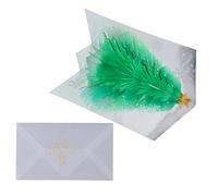 Cartes De Noël 3D Popup Avec Design En Relief Sur Le Thème Arbre À Paillettes Idéal Pour Vœux De Fêtes Élégantes Et Festives Carte Pop Up Inclus Enveloppe