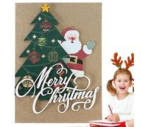 Cartes de Noël - Cartes de vœux de Noël avec enveloppes | Motifs variés Cartes de joyeux Noël avec enveloppes pour enfants, parents et amis