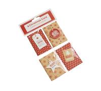 Cartes de Noël faites à la main, grand espace d'écriture, matériaux recyclables pour loisirs créatifs et invitations saisonnières, cartes de Noël en vrac pour réunions de famille