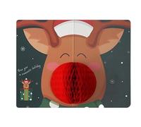 Cartes de Noël pour la famille, cartes de vœux pop-up pour enfants, cartes de vœux festives, carte de Noël pop-up Père Noël, 18 x 12 x 2 cm pour enfants, mère, mari, grand-mère