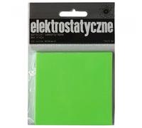 Cartes de notes électrostatiques 75x75mm 100K vertes