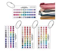 Cartes De Palette D'Analyse De Couleurs 4 Pièces Acrylique Antirayures