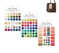 Cartes de palette de couleurs personnelles, modèle de correspondance des | Analyse personnelle des couleurs pour studio vestiaire, achat scolaire pour la maison, l'école, le studio et le maquillage