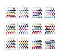 Cartes de Palette Saisonnière Guide de Correspondance en Acrylique