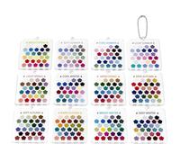Cartes de Palette Saisonnière Guide de Style Portable Clair en Pendentif