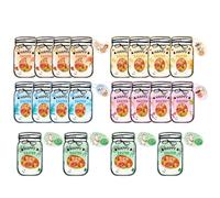 Cartes de Pâques pour - 20 supports de bonbons, cartes de pot de bonbons, garnitures de panier de Pâques pour jeux de chasse aux œufs biscuits au chocolat noix | Garçons Spring Break