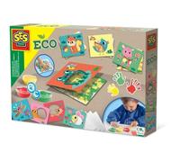 Cartes de peinture au doigt Eco - SES CREATIVE - Exprime-toi avec la peinture au doigt et des feuilles de papier.