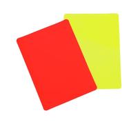 Cartes de pénalité d'arbitre - Kit d'accessoires d'arbitre de football 2 pièces de 2 pièces | Ensemble de cartes d'arbitre sportif multifonctionnel Fournitures pour arbitres de football pro