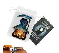 Cartes de poche d'Halloween - 7 x 7 cm - ensemble de breloques pour motivation, collection d'encouragement avec messages inspirants, petites cartes pour l'étude, les voyages, la salle de classe