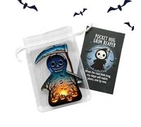 Cartes de Poche Halloween | Cartes Motivation Fête | Souvenir Motivationnel Avec Fantôme Chauve-Souris Corbeau Dieu De La Mort Pour Halloween Voyage Travail Réunions Étudiants
