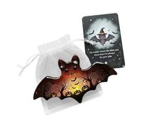 Cartes de poche pour Halloween, cartes de vœux émotionnelles à collectionner, figurines de motivation, cadeaux pour soutien, apprentissage quotidien, compagnons de voyage, salle de classe, école