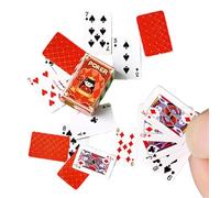 Cartes De Poker - 54 Pièces | Mini-plate-forme De Jeu Portable | Jeu De Cartes De Poche De La Taille Du Pouce | Caartes De Poker Fantaisie Pour Fête De Voyage | De Table Compact Pour Une Utilisatio