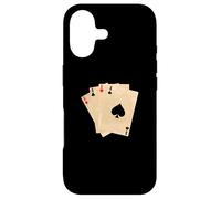 Cartes de Poker As Coeur Pique Croix Diamants Coque pour iPhone 17
