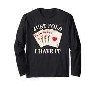 Cartes de Poker Just Fold I Have It Manche Longue