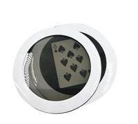 Cartes de poker magiques - Deck réfléchissant miroir pour illusions | Cartes de poker professionnelles secrètes marquées secrètes, cartes de performance magiques pour magiciens, jeu de tours de main