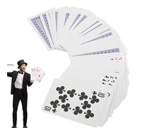 Cartes de poker magiques,Tours de cartes magiques drôles de poker - Magic Props Penser à travers les cartes à jouer avec boîte de rangement Magic Fun pour les âges [video game]