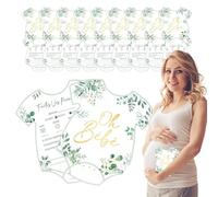 Cartes de prédictions et de Conseils pour bébé, Cartes de vœux de prédictions pour bébé - Kit de révélation du Sexe avec souhaits et activités de Planification pour garçon, Fille, invité, fête
