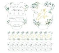 Cartes de prédictions et de conseils pour bébé, kit de prédiction neutre, jeu de planification amusant pour les futurs parents, 13 x 15 cm, famille, invités, fille, garçon, fête, fête prénatale