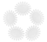 Cartes de Présentation Nail Art Tournesol 50 Couleurs Abs Anneau | Panneaux Légers à Emporter, Usage Maison ou Boutique, Blanc, Lot de Set de Pièces