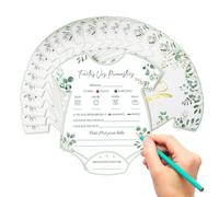 Cartes de prévision de bébé - Tickets de guides amusants pour les futurs parents, jeu de livres d'hôtes pour les fêtes neutres | Party à mémoire de mémoire pour la famille, cérémonies de remise des di