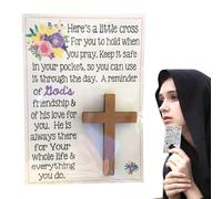 Cartes de prière chrétiennes de poche, petite carte de rappel de foi chrétienne, cartes de verset de la Bible pour homme et femme, carte de rappel chrétienne motivante
