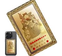 Cartes de Protection Tai Sui 2025 | Amulettes Traditionnelles Chinoises en cuivre | Carte de bénédiction à Collectionner Nouvel an Lunaire Chinois du Serpent pour Le succès et la prospérité