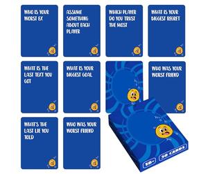 Cartes de questions et réponses en anglais - 50 jeux de stratégie de conversation, conversations significatives inspirées, invites de discussion réfléchies pour les groupes | Cartes de fête, jeu