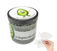 Cartes de ramassage de soutien émotionnel, Notes positives Jar for Women - 30x cartes de pot positives pour les employés sur le lieu de travail - Messages d'affirmation d'inspiration Décoration