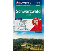 Cartes de randonnée n° 888 - Forêt-Noire (lot de 4) | Kompass - 1:50 000
