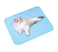 Cartes De Refroidissement Pour Chiens - Tapis De Cool Pour Animaux De Compagnie | Silk Ice Bredding Portable Refloding Dog Lit | Coussin De Refroidissement Self | Pad Gel Solide Non toxique | Coussin