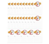 Cartes de remerciement, compliments, 25 cartes d'évaluation et de reconnaissance, cartes de 10 x 15 cm, vous êtes des cartes pour les employés, le personnel,