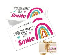 Cartes de remerciement d'entreprise - J'espère que cela vous fera sourire - 50 cartes mignonnes à séchage rapide