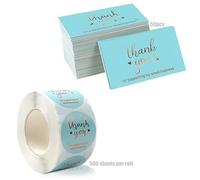 Cartes de remerciement et autocollant pour soutenir ma petite entreprise Étiquettes de remerciement pour votre commande Emballage enveloppe sceau de cartes de remerciement
