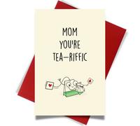 Cartes de Saint-Valentin Cheerin pour maman - Carte de vœux romantique et douce avec enveloppe - Cadeau d'appréciation pour mère, belle-mère, tan