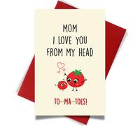 Cartes de Saint-Valentin Cheerin pour maman - Carte de vœux romantique et douce avec enveloppe - Cadeau d'appréciation pour mère, belle-mère, tan