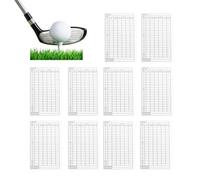 Cartes de score de golf - Feuilles de cartes de score de golf | Feuille de score de statistiques de piste de golf | Cartes de score de suivi des statistiques de golf | Carte de score