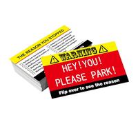 Cartes De Stationnement Amusantes - 50 Hilarantes De Violation, Des Notes D' De Rappel De Réclamation | Écran Tags Sarcasme, Sujet De Mouillage, Message Honteux Humour, Autocollant Divertime