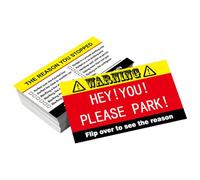 Cartes de stationnement incorrectes, 50 raisons de violation multiples Cartes de violation de stationnement drôles, pour voiture, Blagues de stationnement ridicules pour adultes