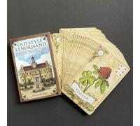 Cartes de style ancien Lenormand, jeux de cartes de tarots de divination, jeux de table divinatoires, jeux de divertissement pour fête en famille Lenormand à l'anciennePapetier