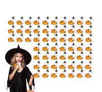 Cartes de support de sucette - 50 pièces Afficher des emballages, affichage de bonbons d'Halloween, Contautes de traitement de la Halloween | Découpes de fantômes de pour cuire d