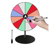 Cartes de table à roulettes, support de roue, spinner de roue de table, marqueur effaçable à sec, jeu de tombola, pour impliquer des fêtes à la maison