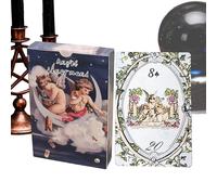 Cartes de tarot - 36 pièces de tarot de la fortune | Cartes Oracle pour fête de jeu, orientation spirituelle, étude d'astrologie de méditation, interprétation des rêves, jeu occulte, Divine Insight
