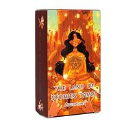 Cartes de tarot - 78 cartes Oracle Divination | Édition anglaise | Carte de tarot The Land of Stories - Jeu d'orientation spirituelle pour magiciens, sorcières, nuits amusantes en famille