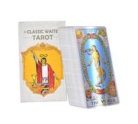 Cartes de Tarot | 78 Feuilles de Cartes de Divination - Jouet Oracle pour Hommes, Famille, Voyage, Bar, fête, rituels à la Maison et événements Sociaux