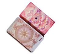Cartes de Tarot 78 Lames De Romantique Interactif Avec Boîte En Fer-Blanc